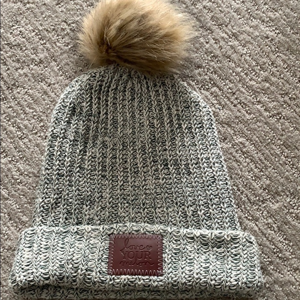 Love Your Melon Pom Beanie